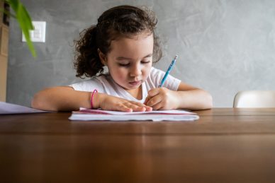 O celular e a escrita das crianças