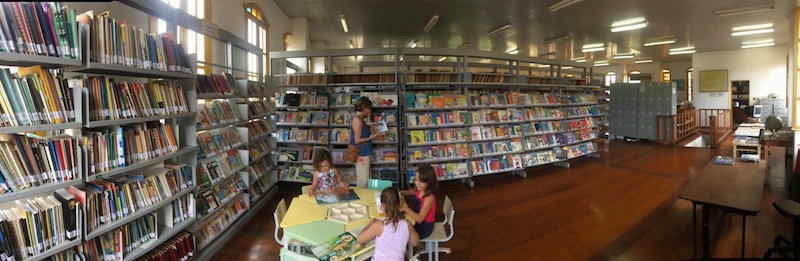 Área infantil da Biblioteca pública